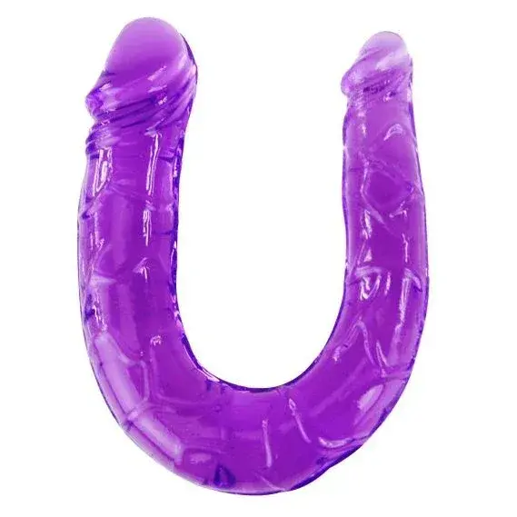 BAILE - DOUBLE GODE FLEXIBLE LILAS 29 CM DOUBLE PÉNÉTRATION