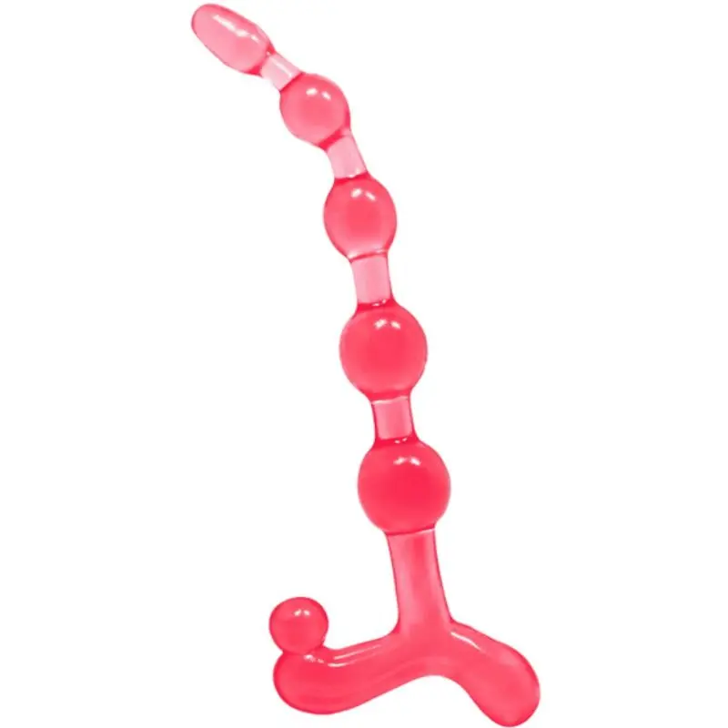 Chapelet Anal Rouge Flexible - Baile