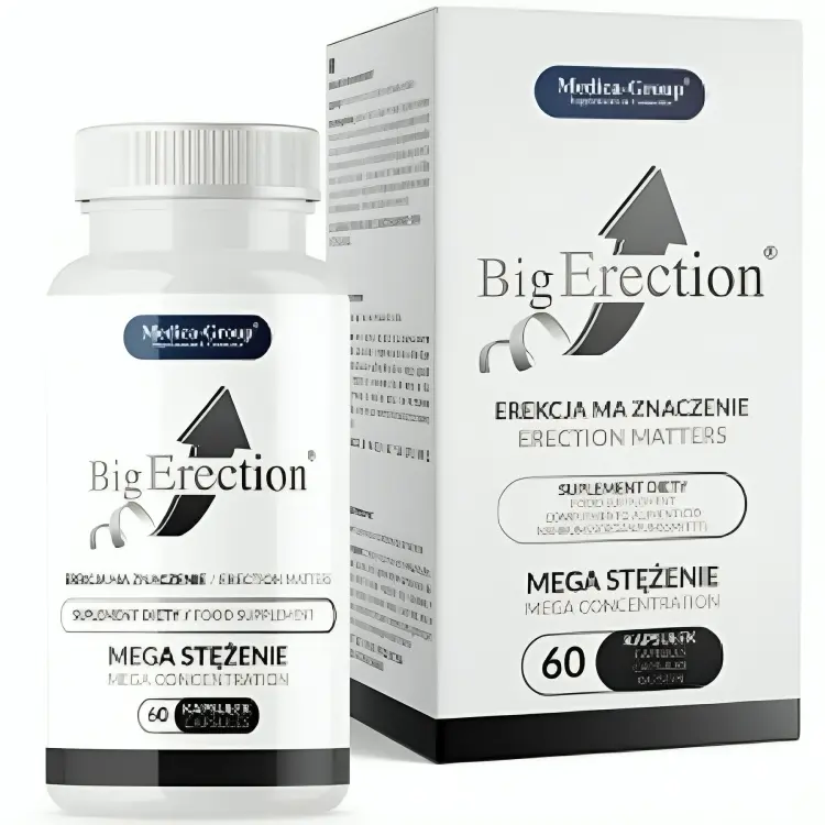 Complément alimentaire érection BigErection 60 gélules - Medica Group