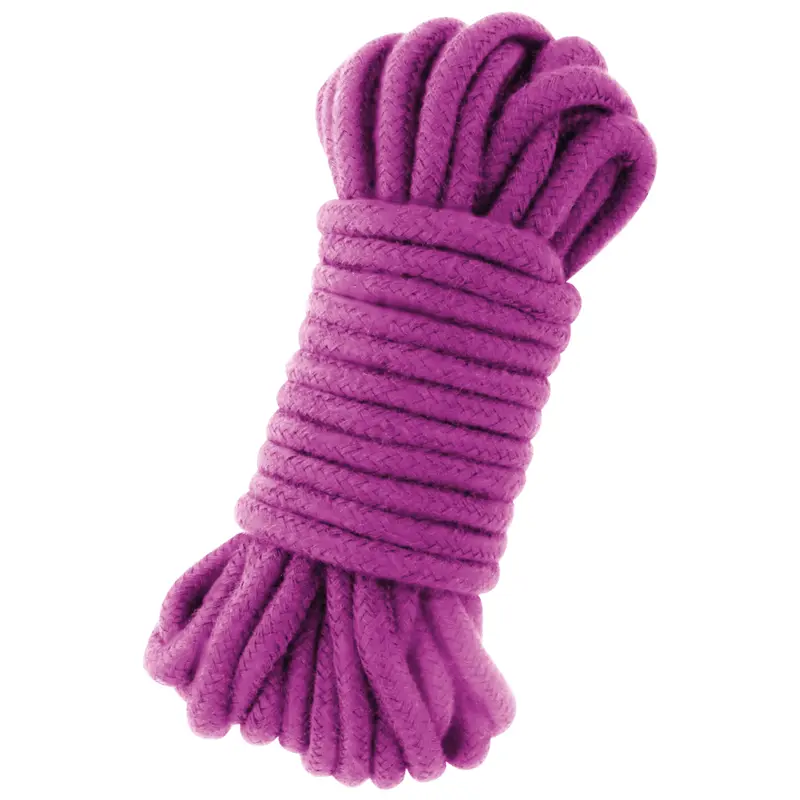 Corde de bondage en coton violet 5m - Darkness