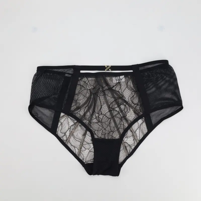 Culotte taille haute Noir
