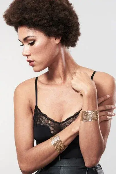Désir Metallic Gold Handcuffs