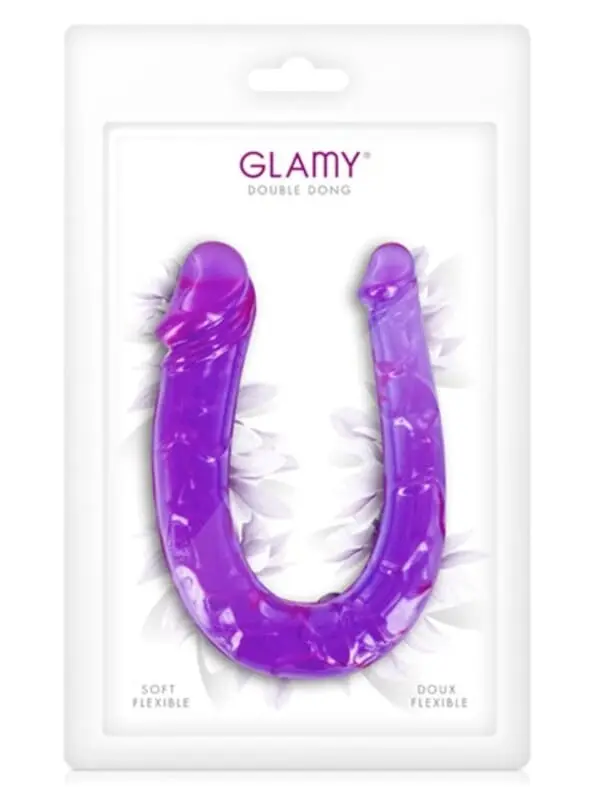 Double Gode Flexible Dong Violet