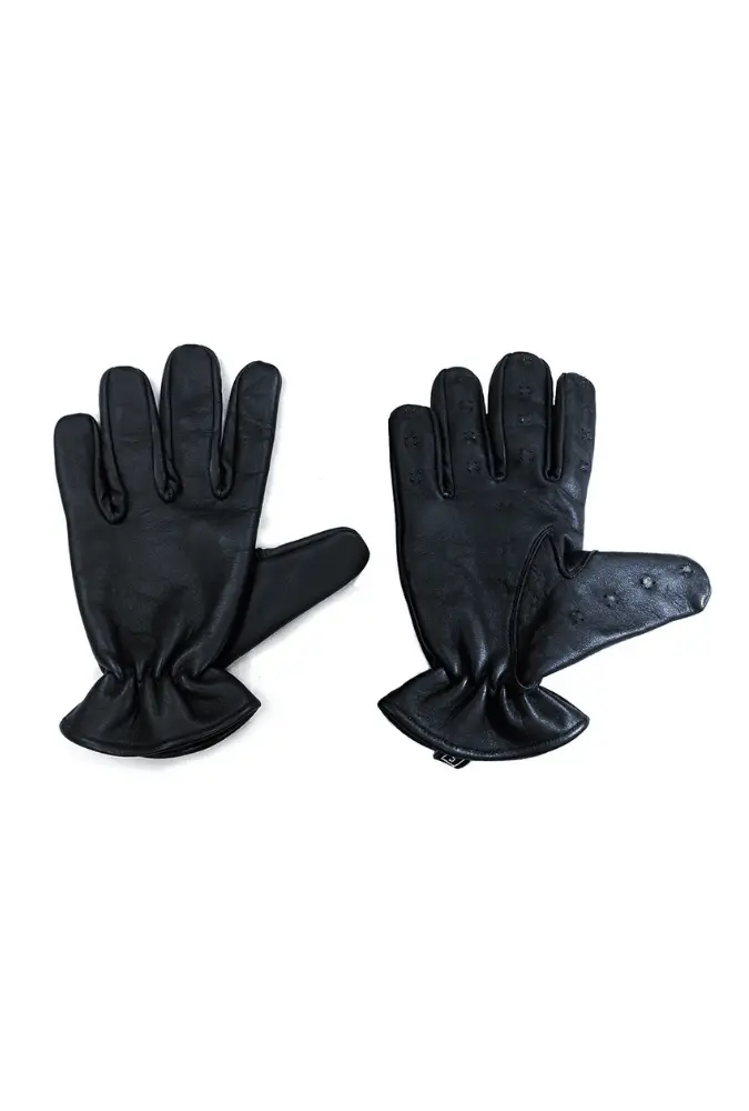 Gant Vampire avec picots - Cuir