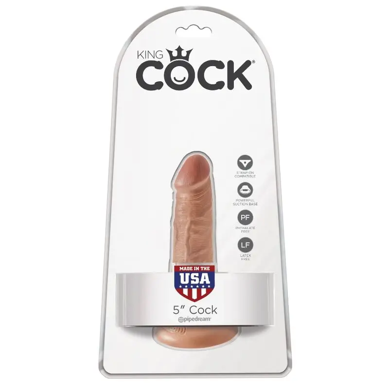 Gode Réaliste King Cock 12cm Caramel - Pipedream