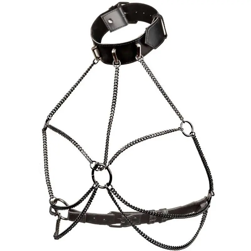 Harnais Collier Multi-Chaînes Euphoria Taille Plus - CalExotics