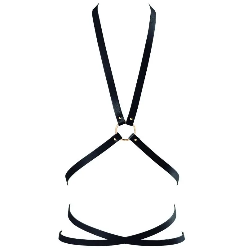 Harnais de corps multidirectionnel Maze noir - Bijoux Indiscrets