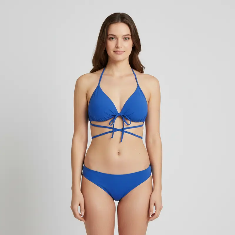 Haut de maillot Bleu