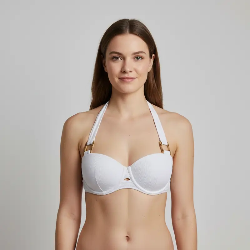 Haut de maillot Brigitte Bardot Blanc