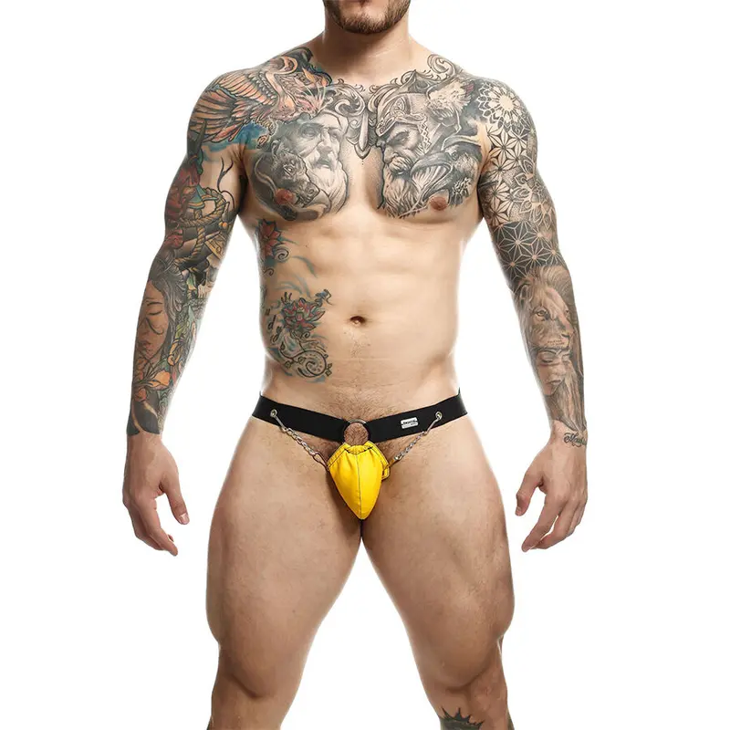 Jockstrap DNGEON Jaune avec Chaînes Taille Unique - MOB
