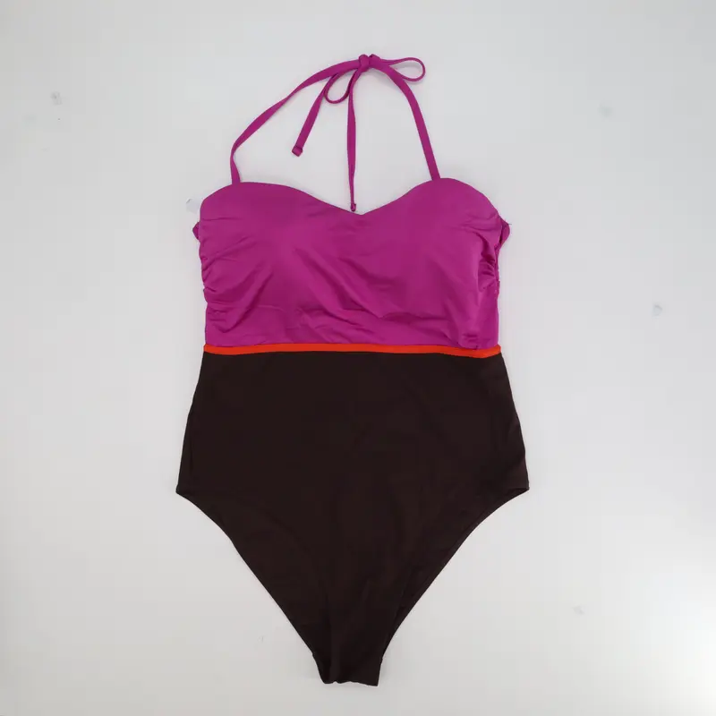 Maillot 1 pièce Darjeeling Marron