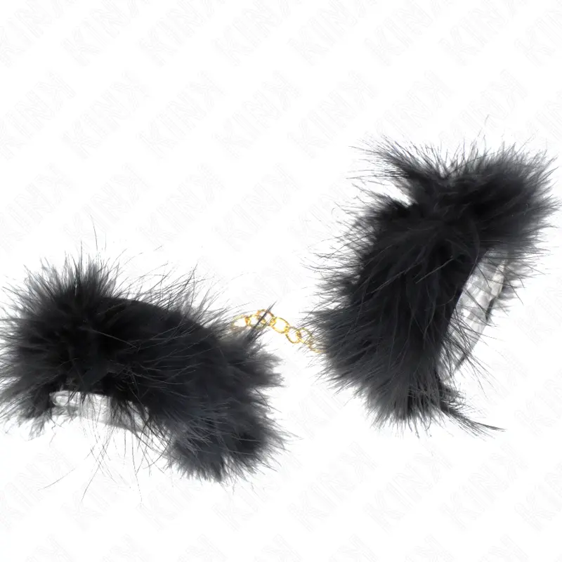Manchettes Plumes Chaîne Or - KINK