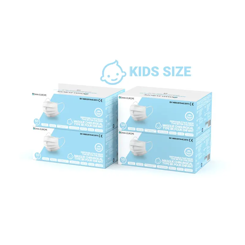 MASQUE CHIRURGICAL TYPE IIR - ENFANT - BLEU