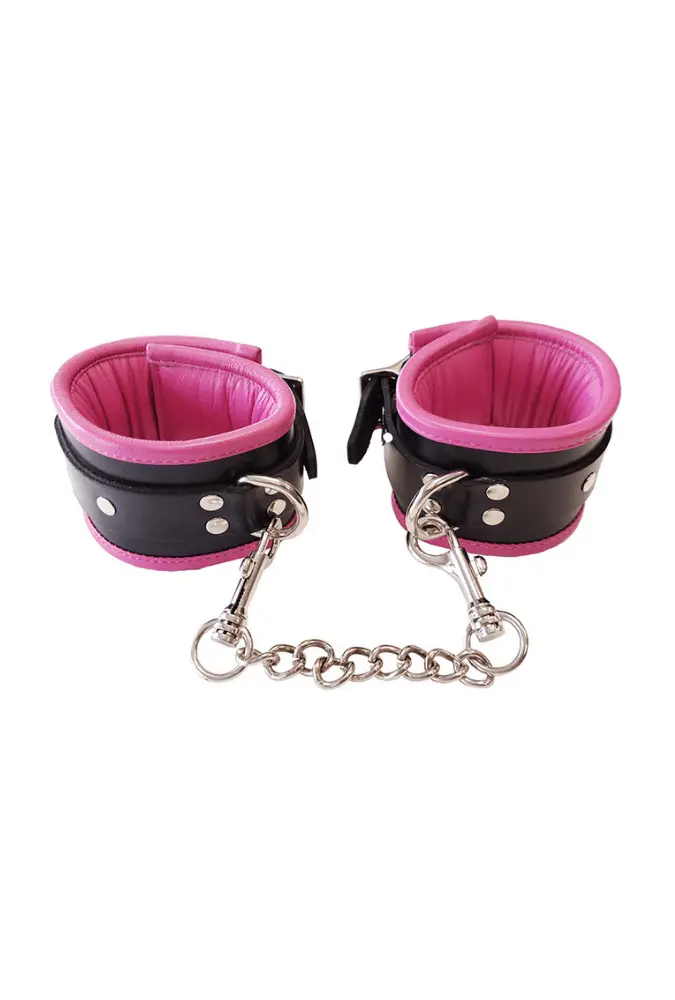 Menottes Chevilles Rembourrées - Cuir