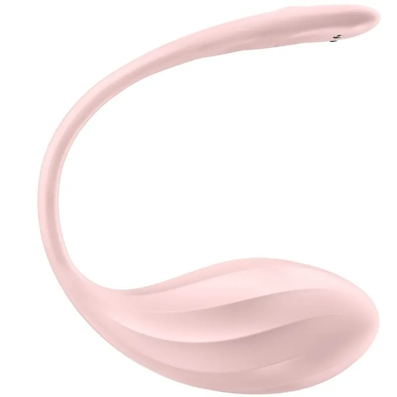 Œuf Vibrant Connecté Ribbed Petal Rose - Satisfyer