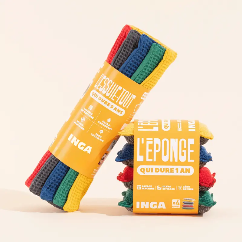 Pack Couleurs - Éponges et Essuie-tout