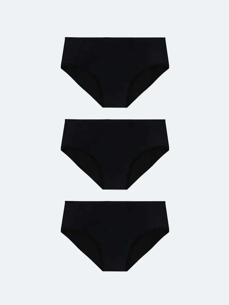 Pack de Maillots de Bain Menstruels Noirs