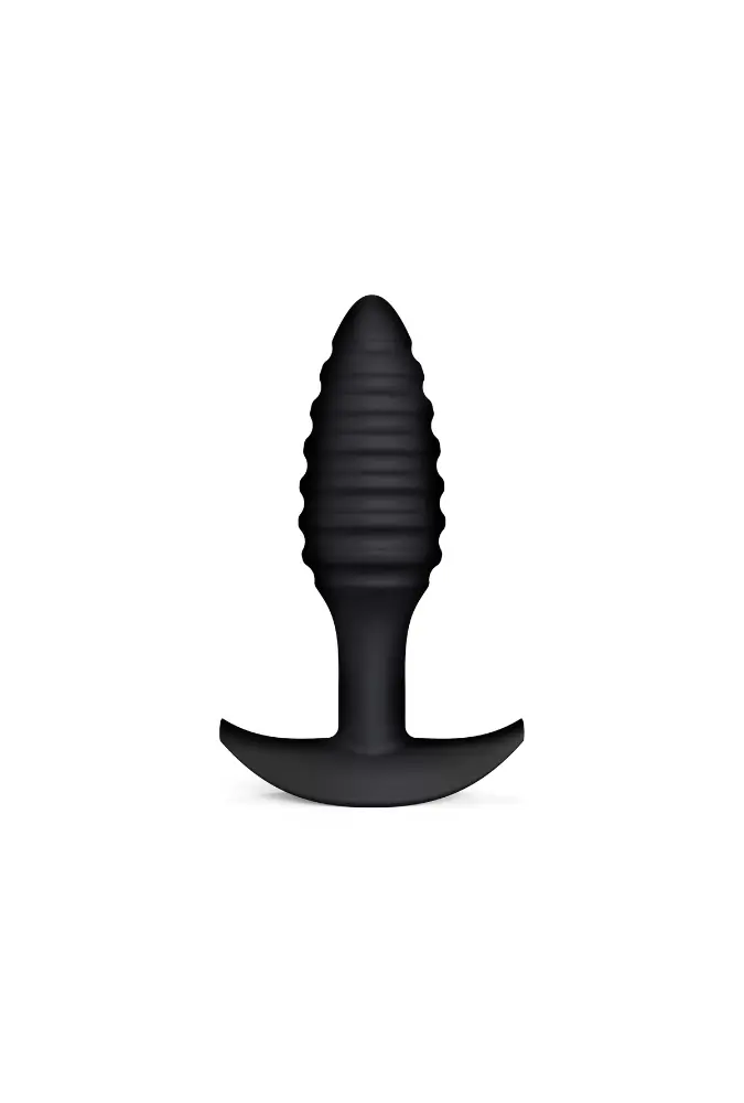 Plug anal en silicone texturé - Spiral Plug