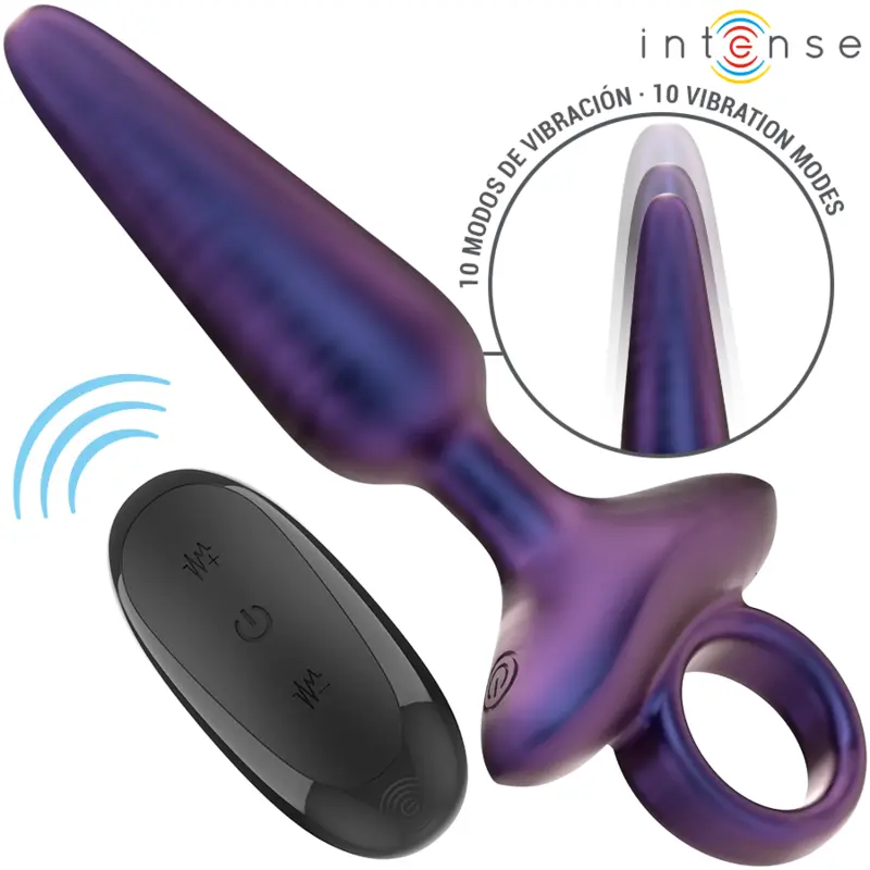 Plug Anal Vibrant Marlon avec Télécommande - Intense
