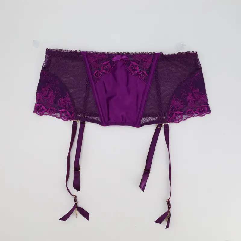 Porte-jarretelles RougeGorge Violet