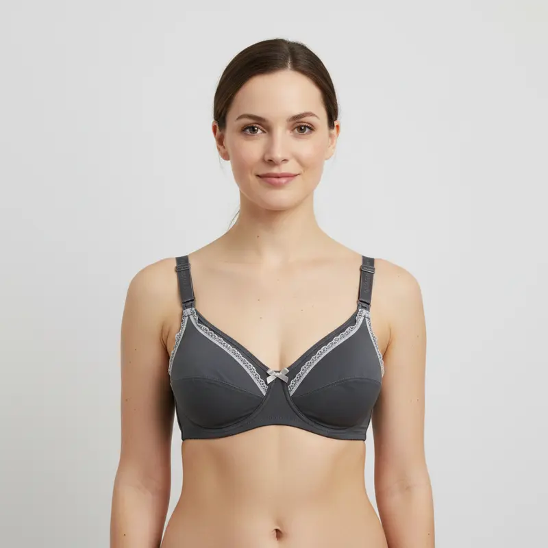 Soutien-gorge d'allaitement Billet doux Gris