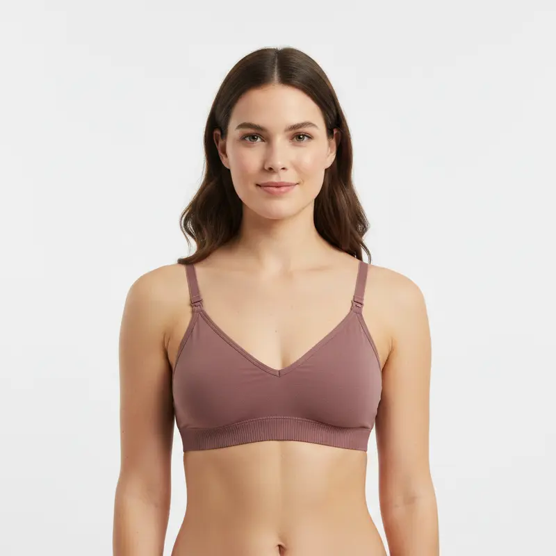 Soutien-gorge d'allaitement Marron