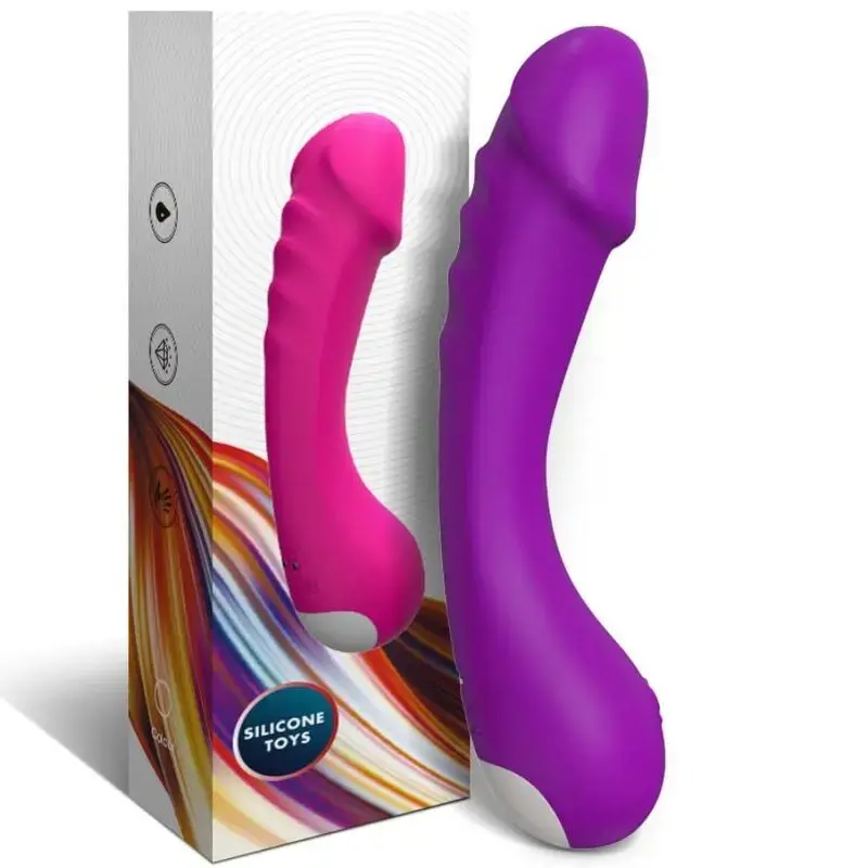Vibromasseur point G en silicone violet - Armony